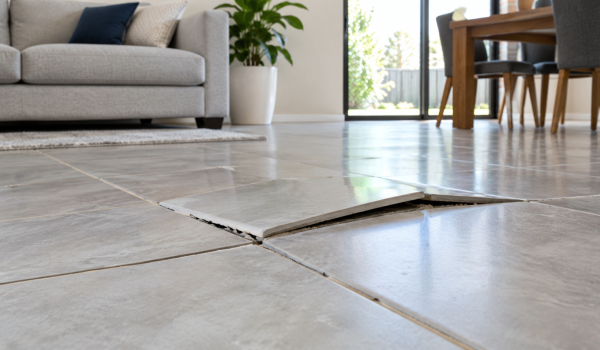 Floor Tiles Start Lifting or Popping Up