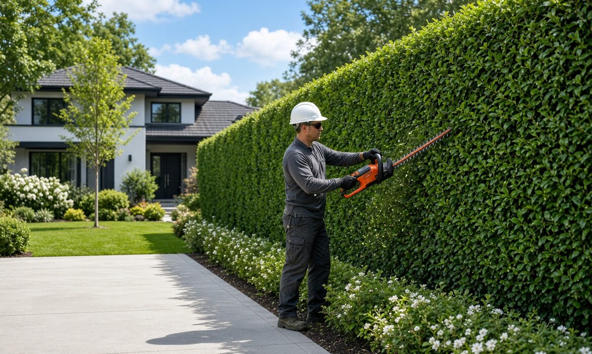 Professional hedge trimming service in Melbourne